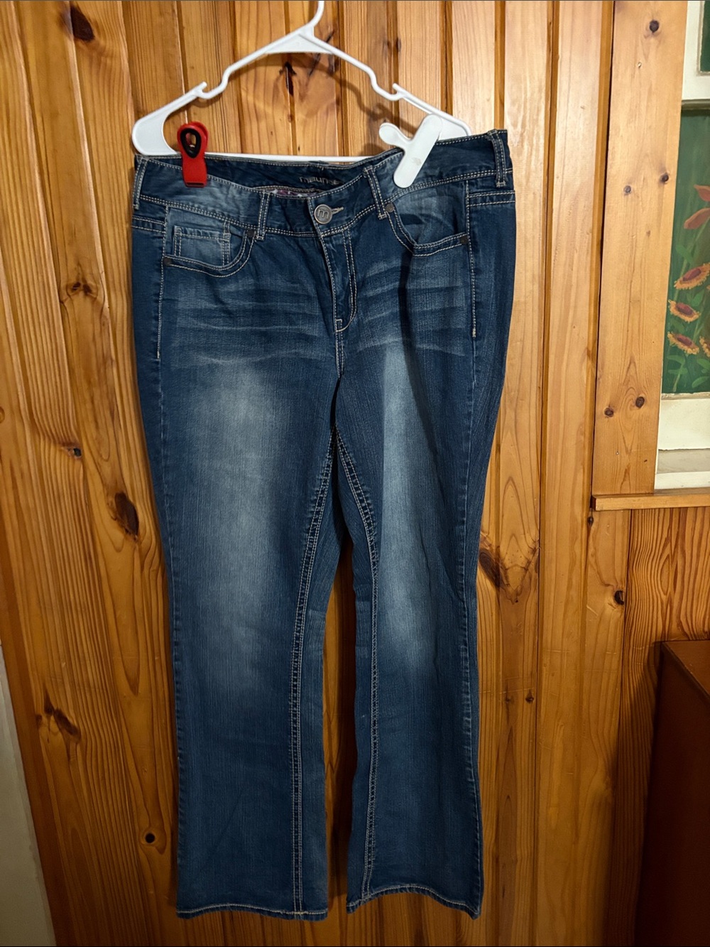 Maurices Dark Blue Bootcut Jeans